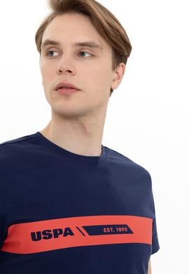 Erkek Lacivert Bisiklet Yaka Tişört - 50247327013