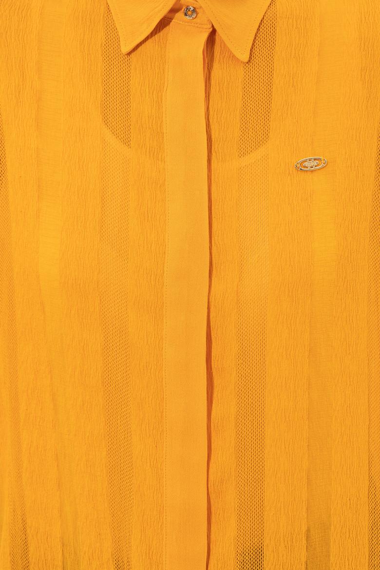 Kadın Koyu Sarı Gömlek Uzunkol - 50246560047