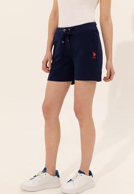Kadın Lacivert Örme Şort - 50246032005