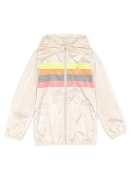 Kız Çocuk İnci Kapüşonlu Mont - 50252193005