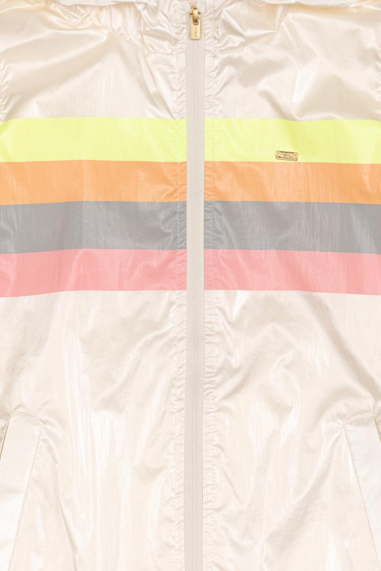 Kız Çocuk İnci Kapüşonlu Mont - 50252193005