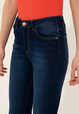 Kadın Koyu Mavi Jean Pantolon - 50246895001