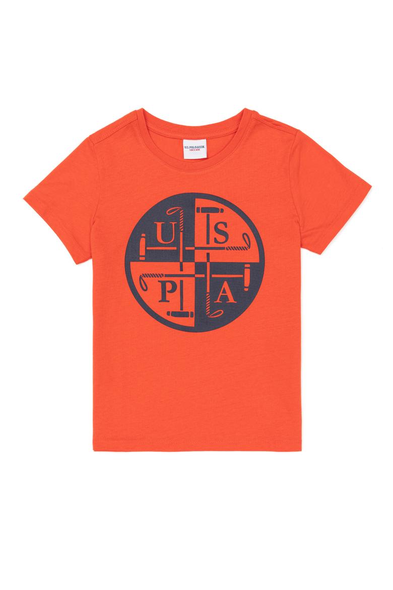 Çocuk Kırmızı Bisiklet Yaka Tişört - 50247336086