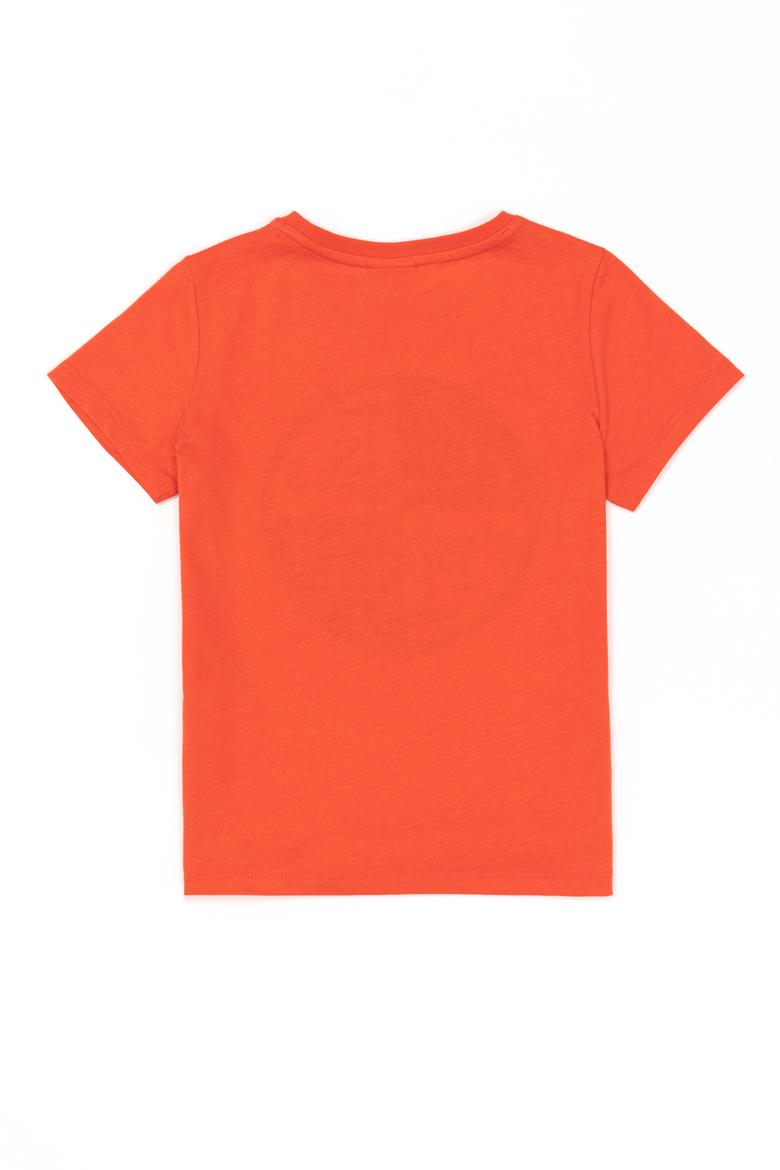 Çocuk Kırmızı Bisiklet Yaka Tişört - 50247336086