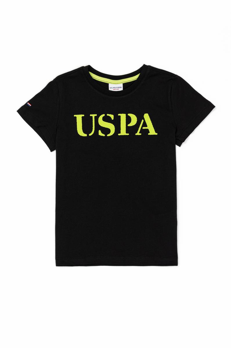 Çocuk Siyah Bisiklet Yaka Tişört