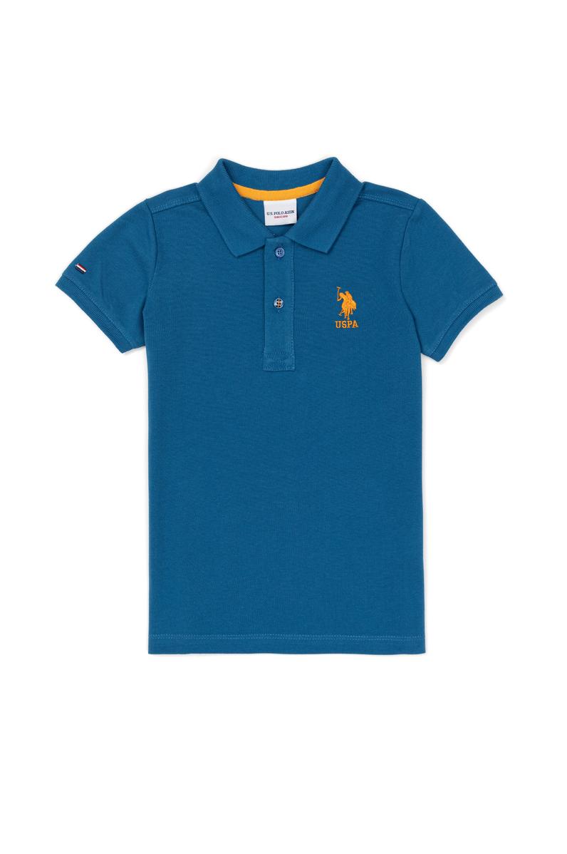 Erkek Çocuk Petrol Mavisi Polo Yaka Tişört