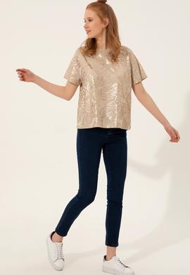 Kadın Taş Tişört - 50249009014