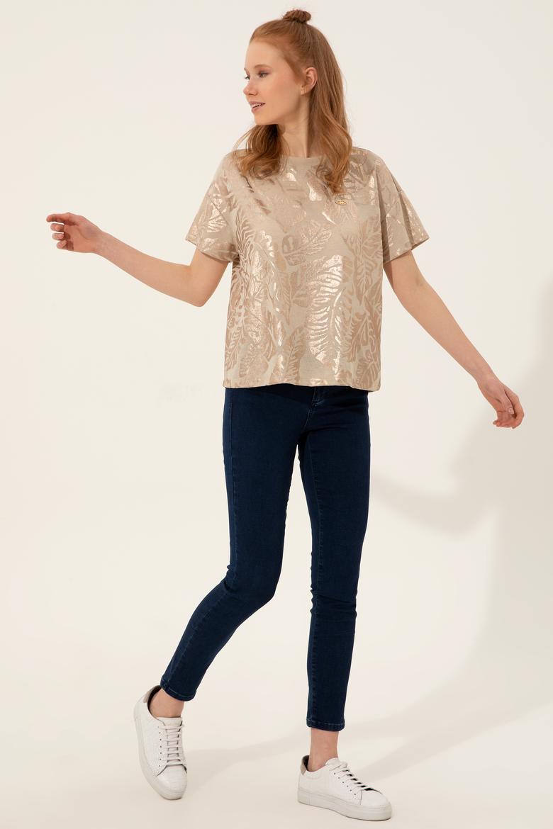 Kadın Taş Tişört - 50249009014