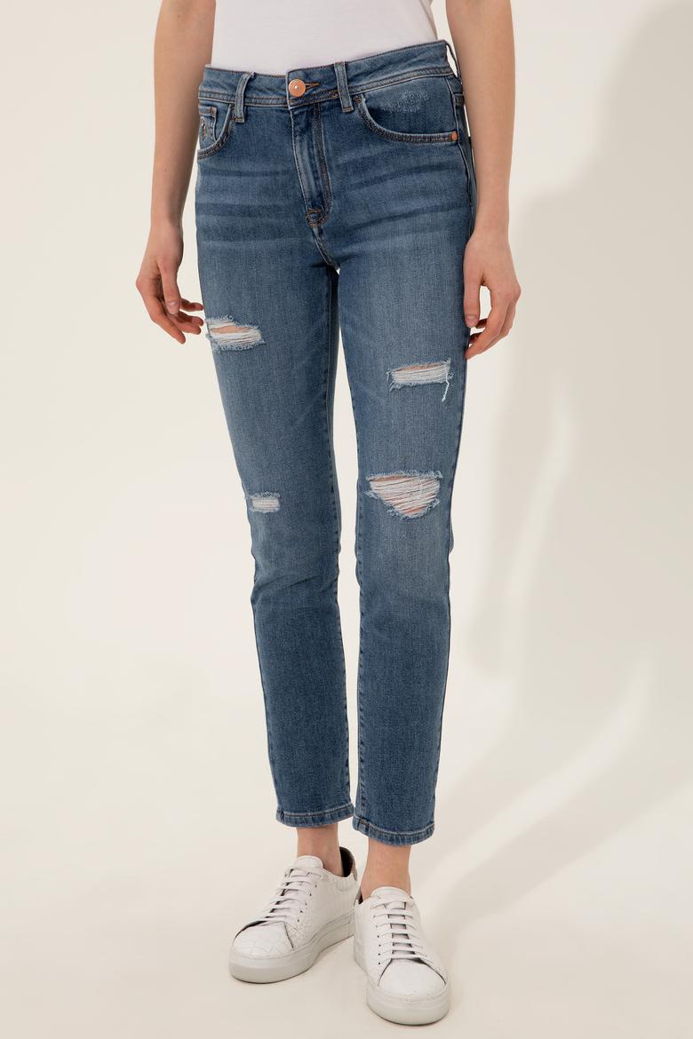 Kadın Açık Mavi Jean Pantolon - 50246400007