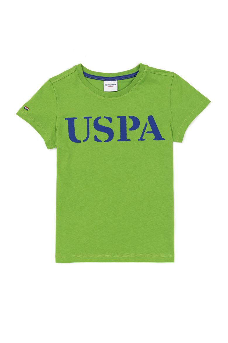 Çocuk Yeşil Bisiklet Yaka Tişört