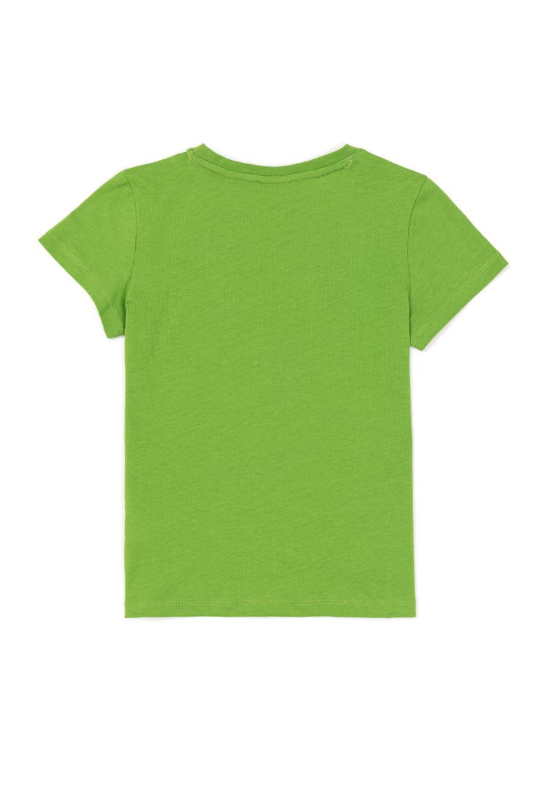 Çocuk Yeşil Bisiklet Yaka Tişört - 50251777038