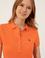 Kadın Turuncu Polo Yaka Tişört