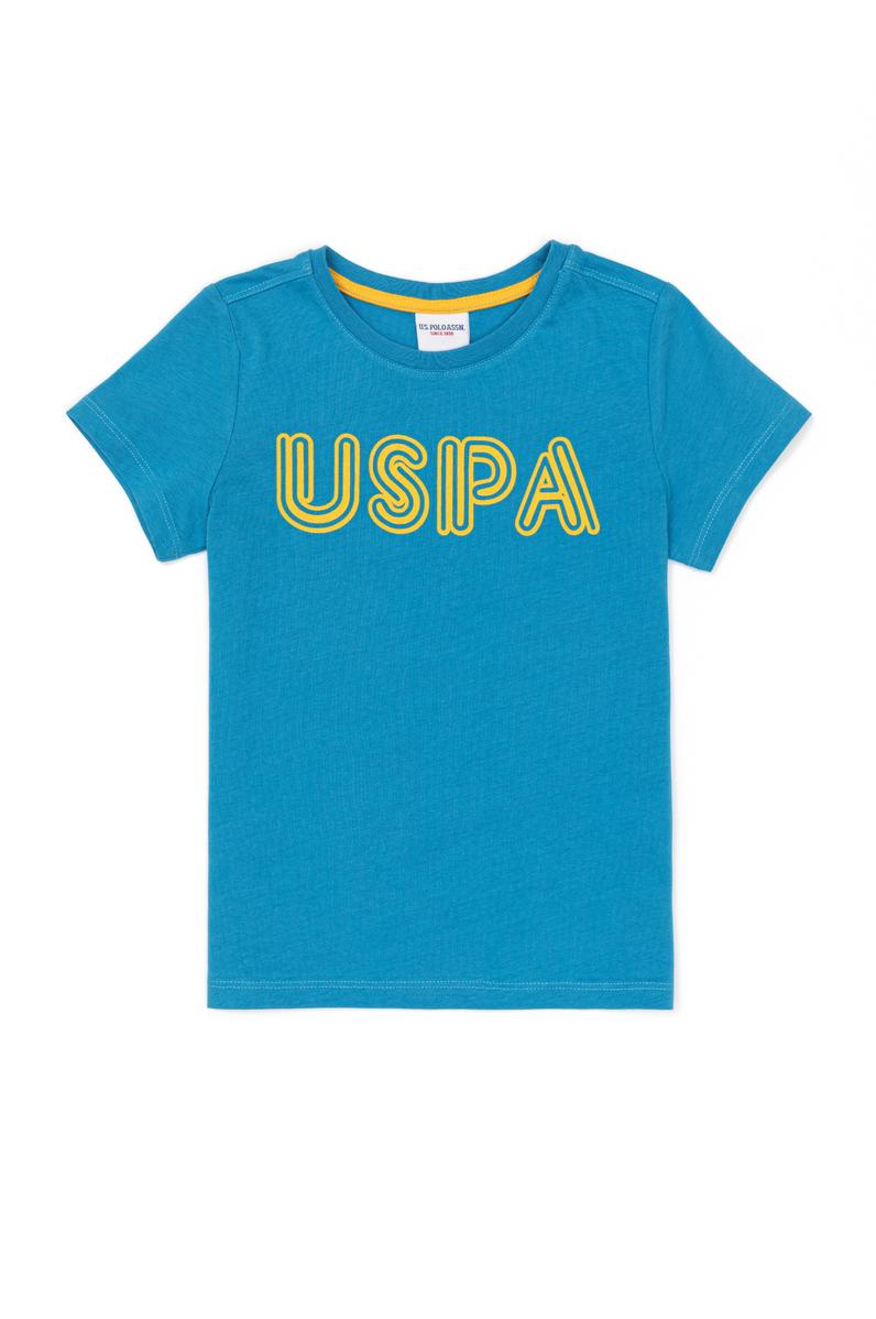 Çocuk Kobalt Mavisi Bisiklet Yaka Tişört