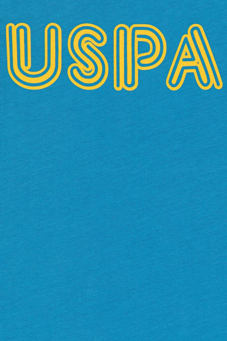 Çocuk Kobalt Mavisi Bisiklet Yaka Tişört - 50251963040