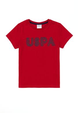 Çocuk Kırmızı Bisiklet Yaka Tişört - 50251963062