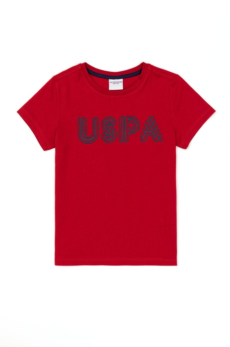 Çocuk Kırmızı Bisiklet Yaka Tişört