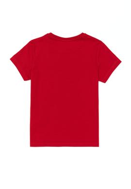 Çocuk Kırmızı Bisiklet Yaka Tişört - 50251963062