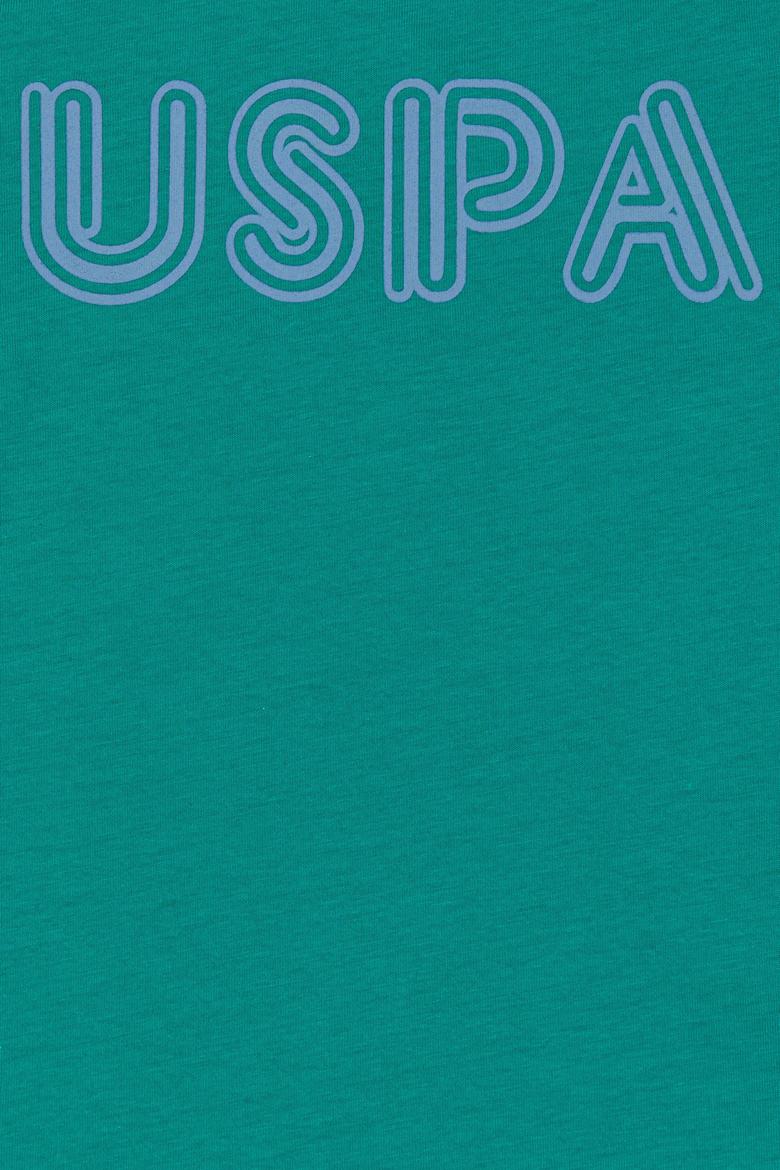 Çocuk Koyu Mint Yeşili Bisiklet Yaka Tişört - 50251963051