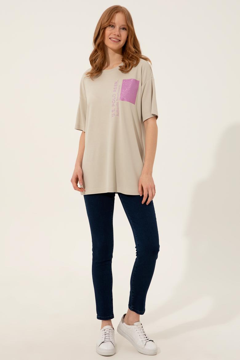 Kadın Taş Tişört - 50249054016