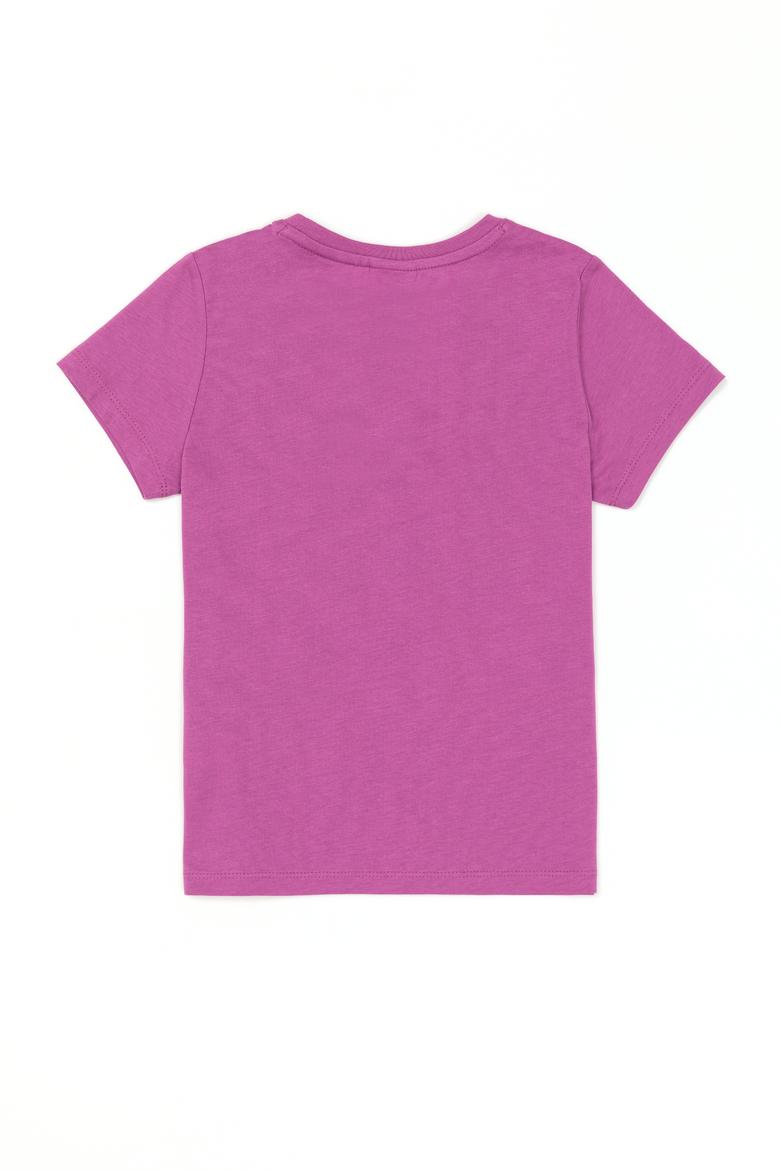 Çocuk Menekşe Bisiklet Yaka Tişört - 50247353059