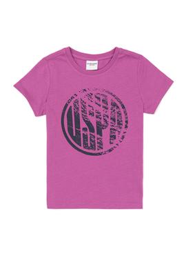 Çocuk Menekşe Bisiklet Yaka Tişört - 50247353059