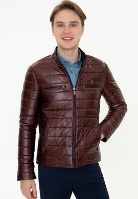 Erkek Bordo Deri Mont Kaban - 50255933011