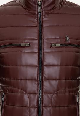Erkek Bordo Deri Mont Kaban - 50255933011