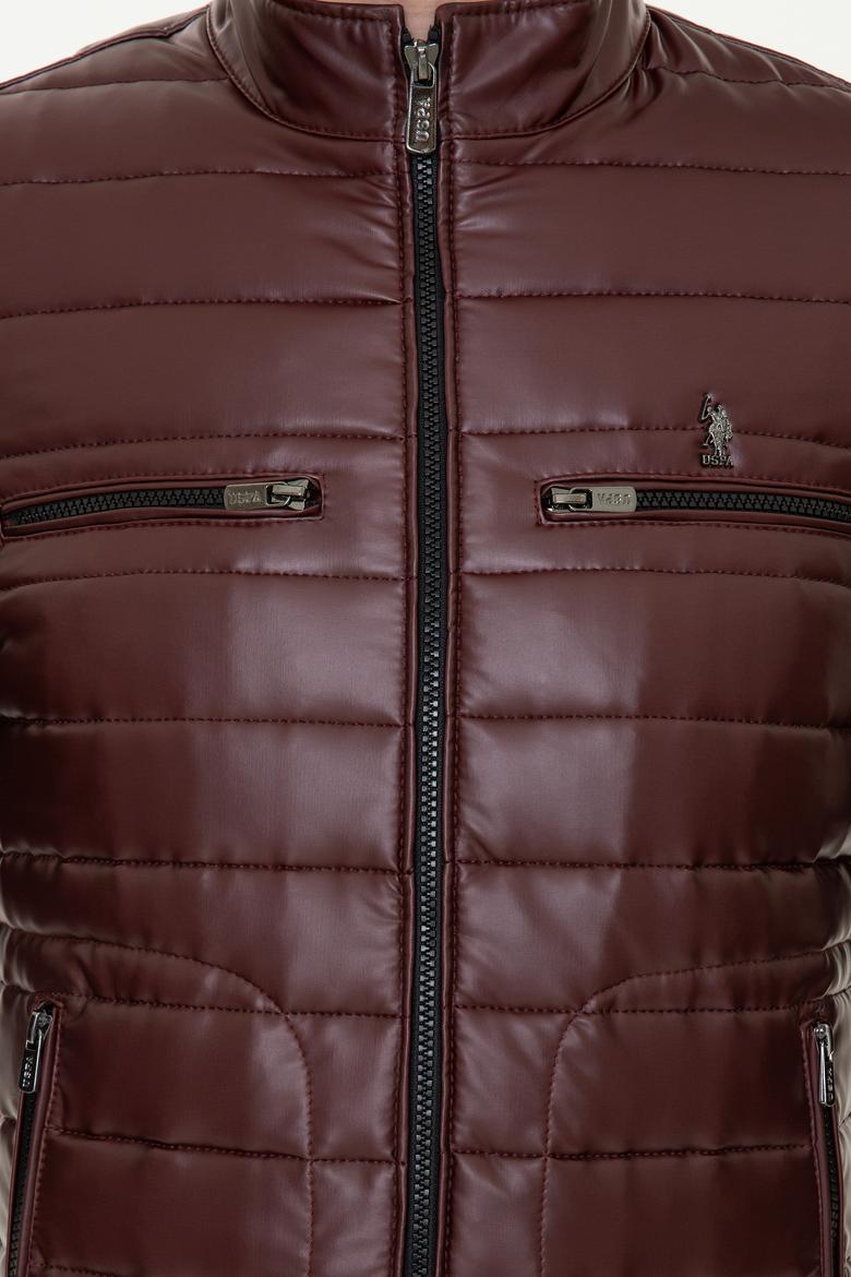 Erkek Bordo Deri Mont Kaban - 50255933011