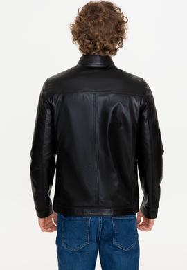 Erkek Siyah Deri Ceket - 50255953002