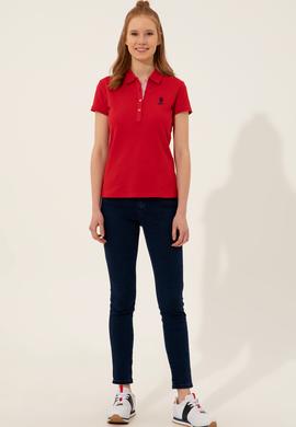 Kadın Koyu Mavi Jean Pantolon - 50246899002