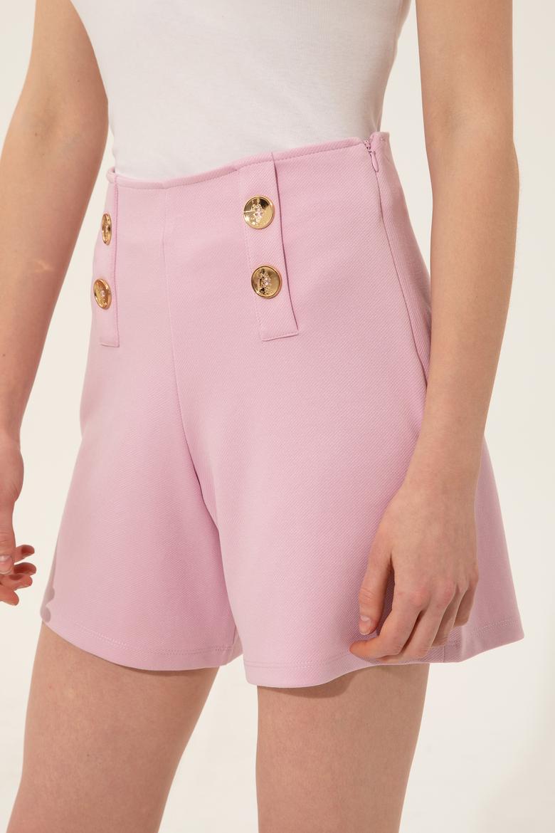 Kadın Manolya Örme Şort - 50246889054