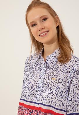 Kadın Kırmızı Uzun Kollu Gömlek - 50247278003