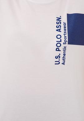 Kadın Beyaz Bisiklet Yaka Oversize Tişört - 50249054004