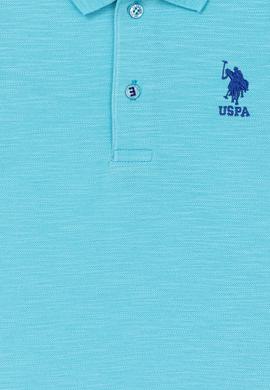Erkek Çocuk Turkuaz Polo Yaka Tişört - 50248100024
