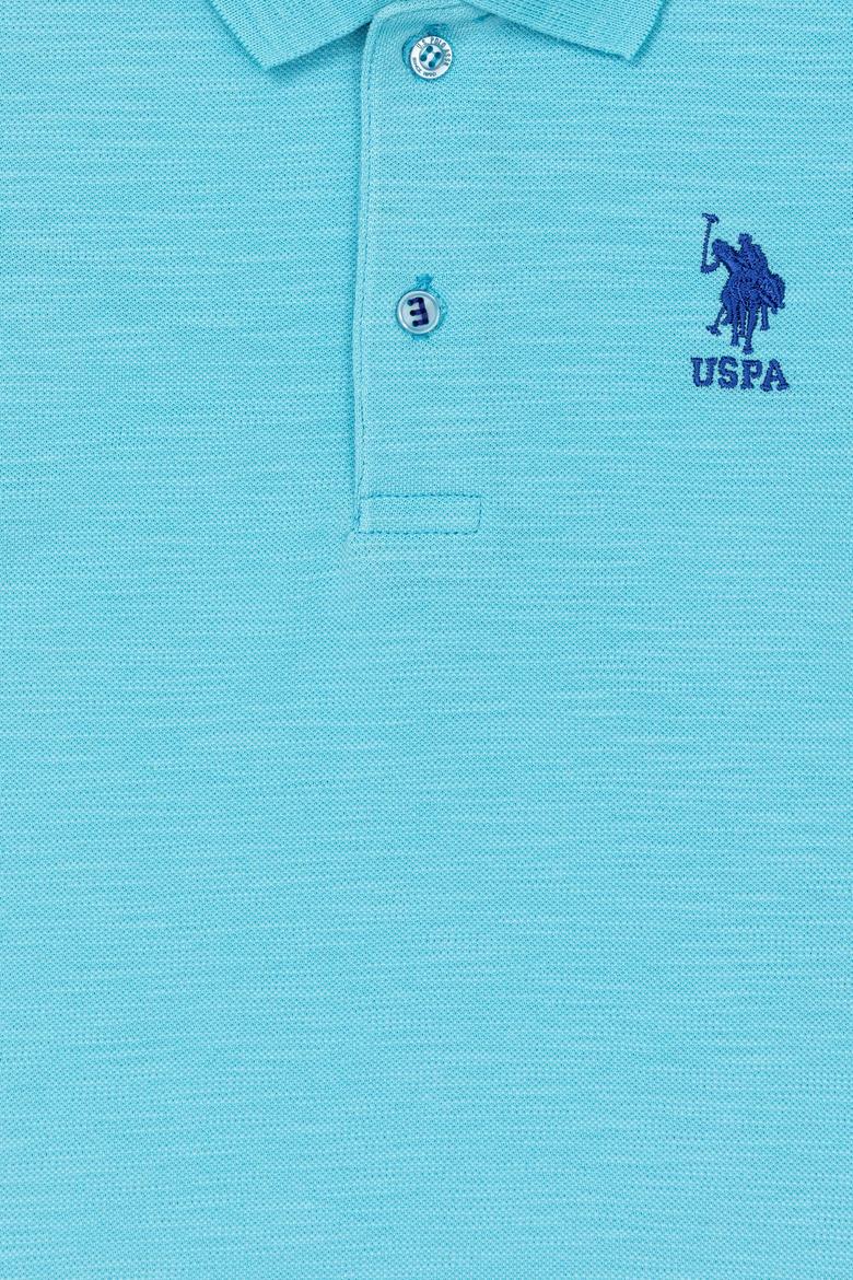 Erkek Çocuk Turkuaz Polo Yaka Tişört - 50248100024