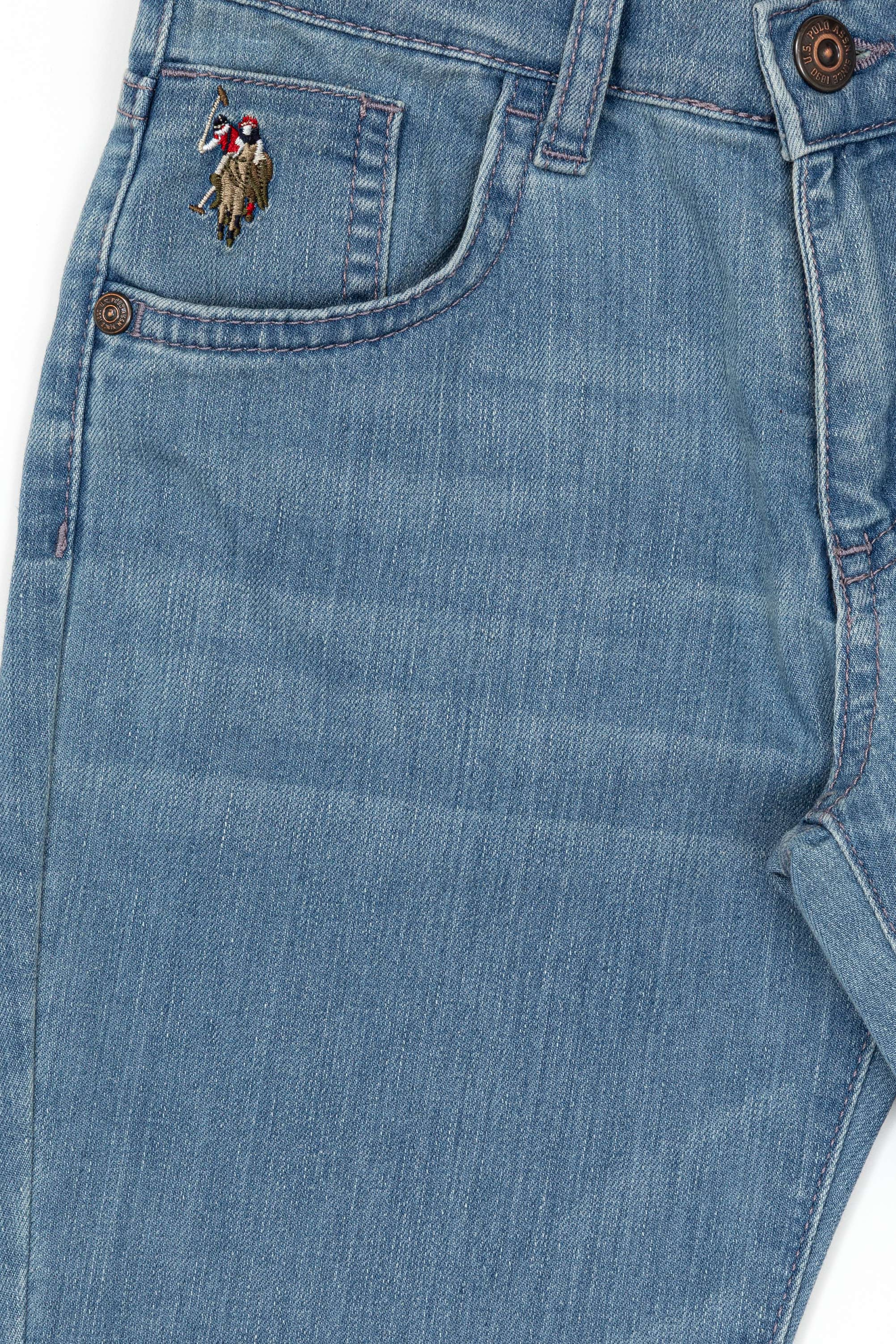 Erkek Çocuk Mavi Denim Pantolon - Image 5