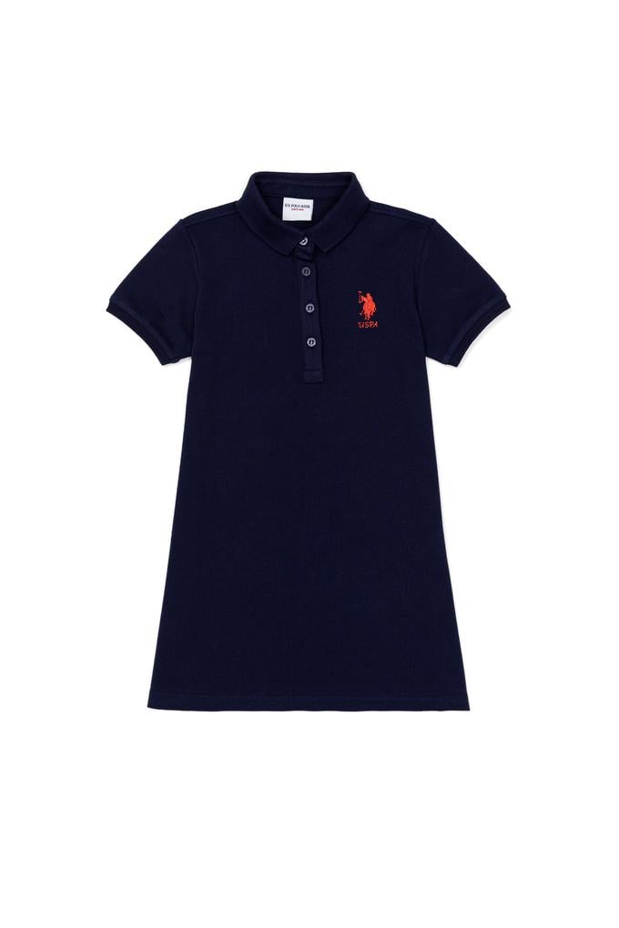 Kız Çocuk Lacivert Örme Elbise