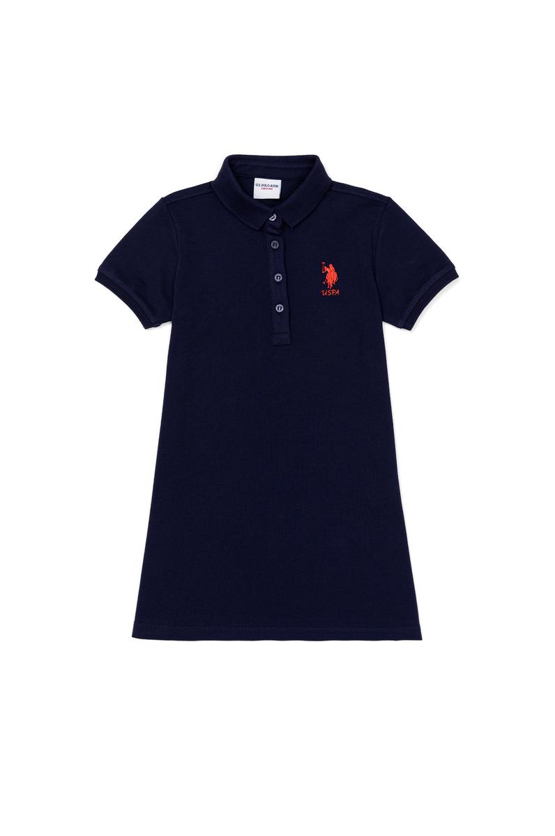 Kız Çocuk Lacivert Örme Elbise