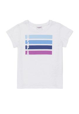 Kız Çocuk Beyaz Tişört Basic - 50253146076