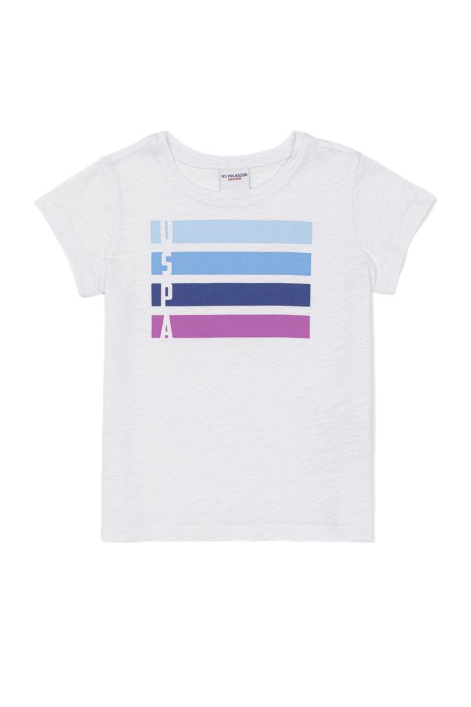 Kız Çocuk Beyaz Tişört Basic