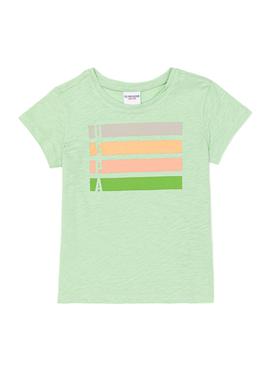 Kız Çocuk Mint Yeşili Tişört Basic - 50253146168