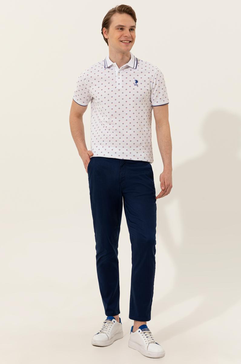 Erkek Lacivert Kanvas Pantolon