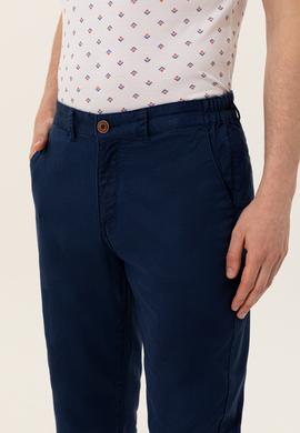 Erkek Lacivert Kanvas Pantolon - 50246104009