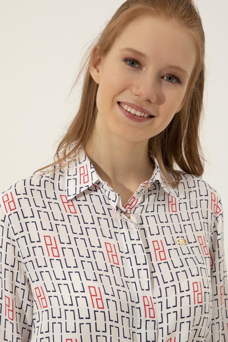 Kadın Beyaz Dokuma Elbise - 50246868010