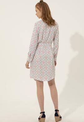 Kadın Beyaz Dokuma Elbise - 50246868010