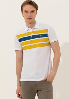Erkek Safran Polo Yaka T-Shirt - 50249175017