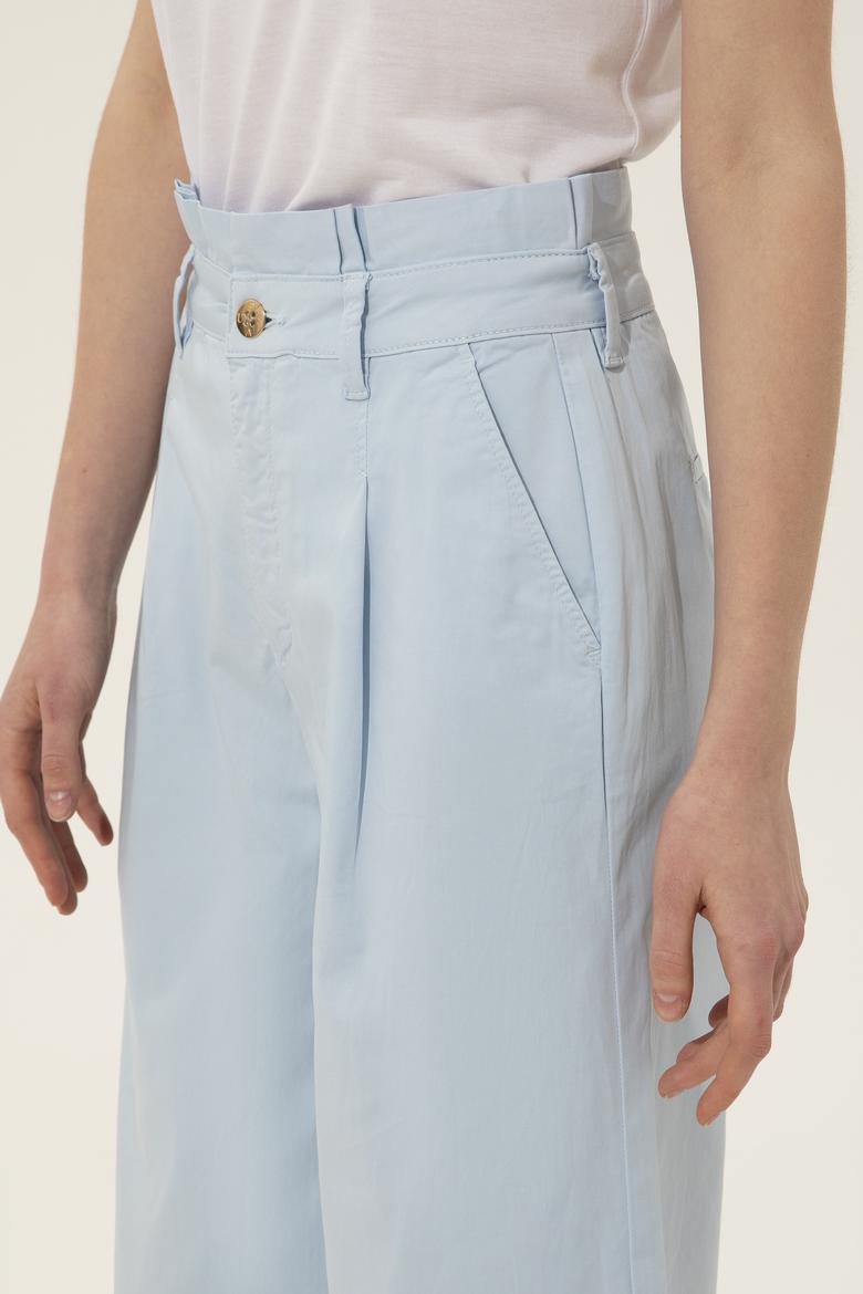 Kadın Açık Mavi Pantolon - 50247480019
