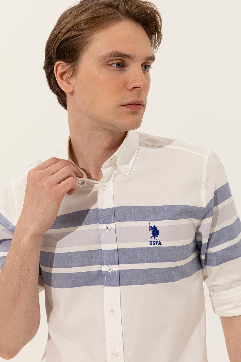 Erkek Açık Mavi Gömlek Uzunkol