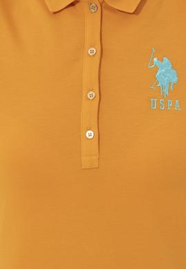 Kadın Sarı Polo Yaka Örme Elbise - 50248992092