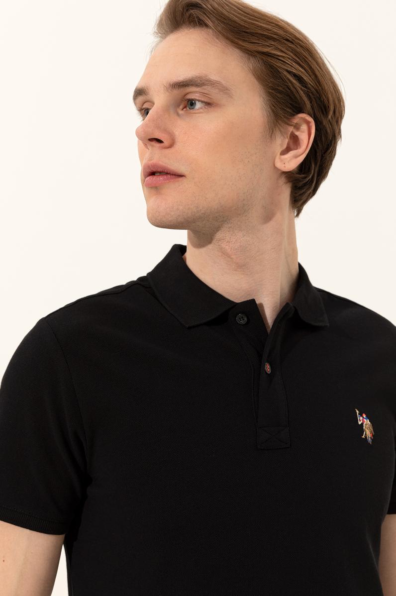 Erkek Siyah Basic Tişört